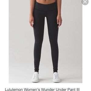 Lululemin - Brand New - Wunder Under pant size 0